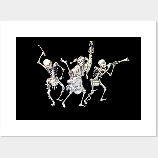 Skeletons Medieval Band Wall Art by Vainilla Thunder